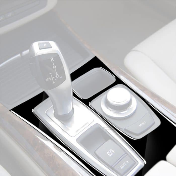 Dekorativer Aufkleber für das rechte Antriebsrad des Autos für BMW X5 E70 2008–2013/X6 E71 2009–2014, Basisversion, Right Drive Gear Panel, Basic Version – Bild 6