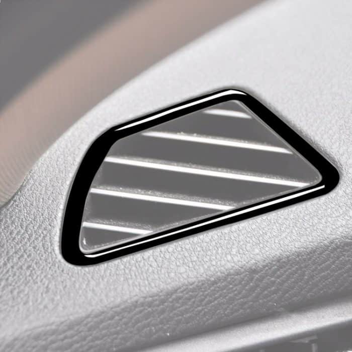 2 Teile/Satz Auto Linker Antrieb Armaturenbrett Luftauslassrahmen Dekorativer Aufkleber für BMW X5 E70 / X6 E71 2008-2013, Links- und Rechtsantrieb Universal, Left Drive Dashboard Air Outlet – Bild 6