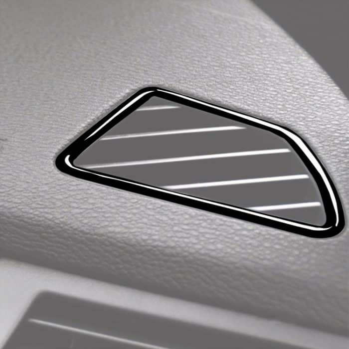 2 Teile/Satz Auto Linker Antrieb Armaturenbrett Luftauslassrahmen Dekorativer Aufkleber für BMW X5 E70 / X6 E71 2008-2013, Links- und Rechtsantrieb Universal, Left Drive Dashboard Air Outlet – Bild 7