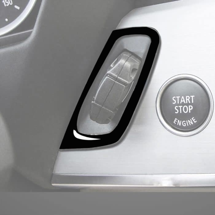 Auto-Aufkleber für Schlüsselloch des linken Antriebs, dekorativer Aufkleber für BMW E70 X5 / E71 X6 2009–2013, Left Drive Key Hole – Bild 6