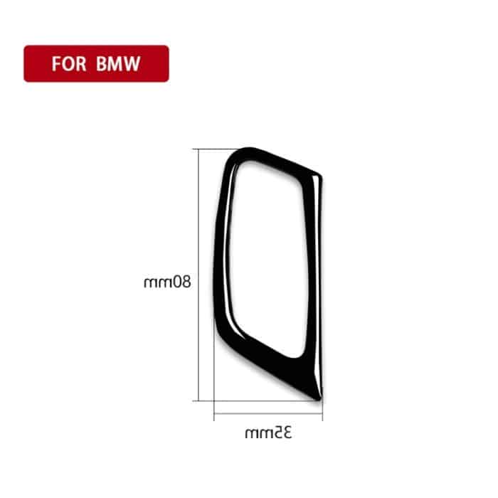 Dekorativer Aufkleber für das Schlüsselloch des rechten Antriebs für BMW E70 X5 / E71 X6 2009–2013, Right Drive Key Hole – Bild 5