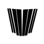 Auto-B-Säulen-Dekorationsaufkleber für BMW X5 E70 2008–2013, Links- und Rechtsantrieb, universell, B Pillar – Bild 2