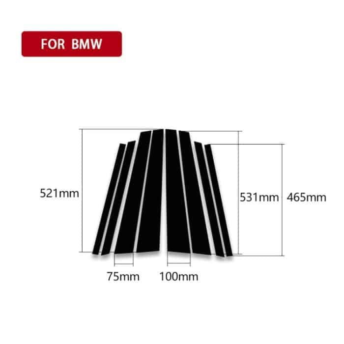 Auto-B-Säulen-Dekorationsaufkleber für BMW X5 E70 2008–2013, Links- und Rechtsantrieb, universell, B Pillar – Bild 5