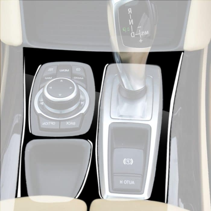 Auto-Rechts-Antriebsgetriebe-Panel, US-Version, dekorativer Aufkleber für BMW X5 E70 2008–2013/X6 E71 2009–2014, For X5 E70 / X6 E71 Ver, Right Drive – Bild 5