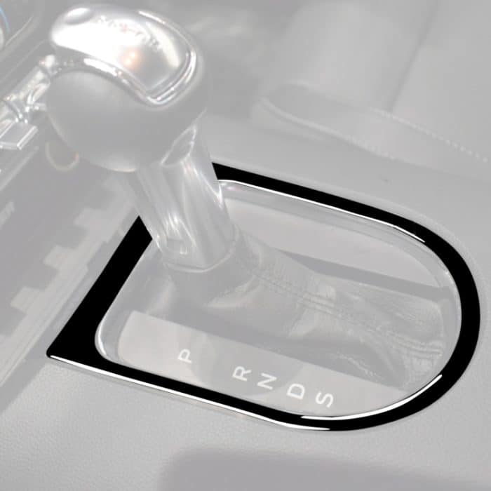 Für Ford Mustang 2015–2020, Auto-Schalttafelrahmen, dekorativer Aufkleber, linker und rechter Antrieb, universell, For Mustang 2015-2020, Gear Frame – Bild 5