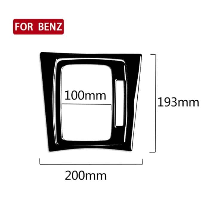 Für Mercedes-Benz W204 C-Klasse 2007–2013, dekoratives Aufkleber-Set für das rechte Antriebsrad, For W204 C-class, Right Drive – Bild 5