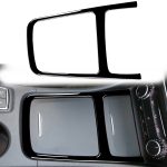 Auto-Zentralsteuerungs-Aufbewahrungsbox-Rahmen, dekorativer Aufkleber für Mercedes-Benz A-Klasse 2013–2018/CLA 2013–2017/GLA 2015–2018, Links- und Rechtsantrieb universell, For A-class 2013-2018, Central Control Frame