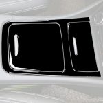 Dekorativer Aufkleber für das zentrale Bedienfeld des Autos für Mercedes-Benz A-Klasse 2013–2018/CLA 2013–2017/GLA 2015–2018, universeller linker und rechter Antrieb, For A-class 2013-2018, Central Control Panel Set – Bild 6