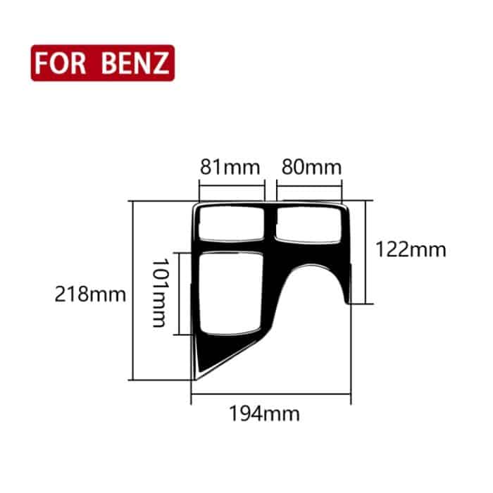 Auto Rechts Stick Zentrale Armlehne Box Multimedia Panel Dekorative Aufkleber Für Mercedes-Benz GLE 2015-2018/GLS 2016-2018/M-klasse 2012-2015, For GLE 2015-2018, 49 Multimedia Panel, Right Drive – Bild 5