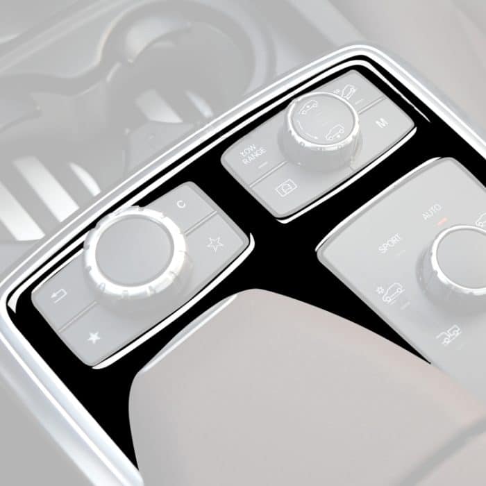 Auto Links Stick Zentrale Armlehne Box Multimedia Panel Dekorative Aufkleber Für Mercedes-Benz GLE 2015-2018/GLS 2016-2018/M-klasse 2012-2015, For GLE 2015-2018, 49 Multimedia Panel, Left Drive – Bild 6