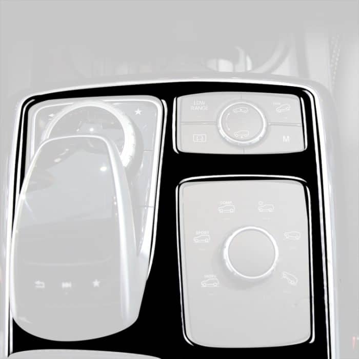 Auto Links Stick Zentrale Armlehne Box Multimedia Panel Dekorative Aufkleber Für Mercedes-Benz GLE 2015-2018/GLS 2016-2018/M-klasse 2012-2015, For GLE 2015-2018, 50 Multimedia Panel, Left Drive – Bild 6