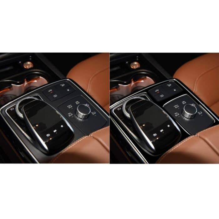 Auto Links Stick Zentrale Armlehne Box Multimedia Panel Dekorative Aufkleber Für Mercedes-Benz GLE 2015-2018/GLS 2016-2018/M-klasse 2012-2015, For GLE 2015-2018, 50 Multimedia Panel, Left Drive – Bild 7
