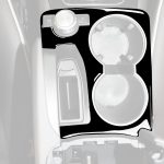 Auto linker Antrieb Mittelarmlehne Box Getränkehalter Rahmen dekorativer Aufkleber für Mercedes-Benz GLK 2008–2015, For GLE 2015-2018, Cup Holder Frame, Left Drive – Bild 6