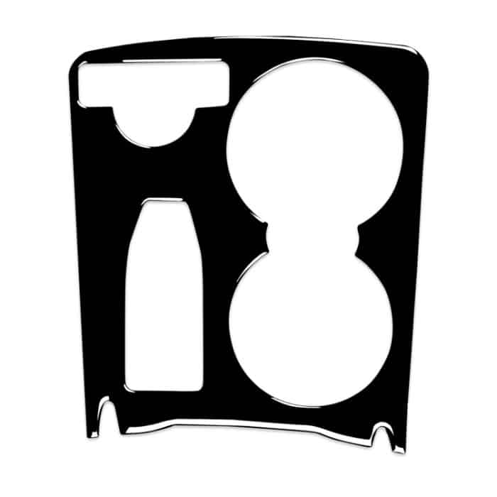 Dekorativer Aufkleber für das linke Antriebs-Zentralgetriebe für Mercedes-Benz 2007–2014 C-Klasse W204 C180 C200 C300 C250 C63 AMG, US-Ver., For C-class W204 07-14, Gear Panel, Left Drive – Bild 2