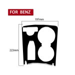 Dekorativer Aufkleber für das linke Antriebs-Zentralgetriebe für Mercedes-Benz 2007–2014 C-Klasse W204 C180 C200 C300 C250 C63 AMG, US-Ver., For C-class W204 07-14, Gear Panel, Left Drive – Bild 5