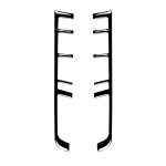 Auto-Funktionstastenrahmen, dekorativer Aufkleber für Porsche Panamera 2010–2016, Links- und Rechtsantrieb, universell, For Panamera 2010-2016, Function Button Frame – Bild 2