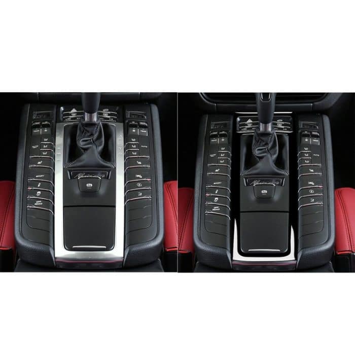 Für Porsche Macan 2014–2021 Auto-Schalttafel-dekorativer Aufkleber, linker und rechter Antrieb universell, For Macan 2014-2021, Gear Panel – Bild 7