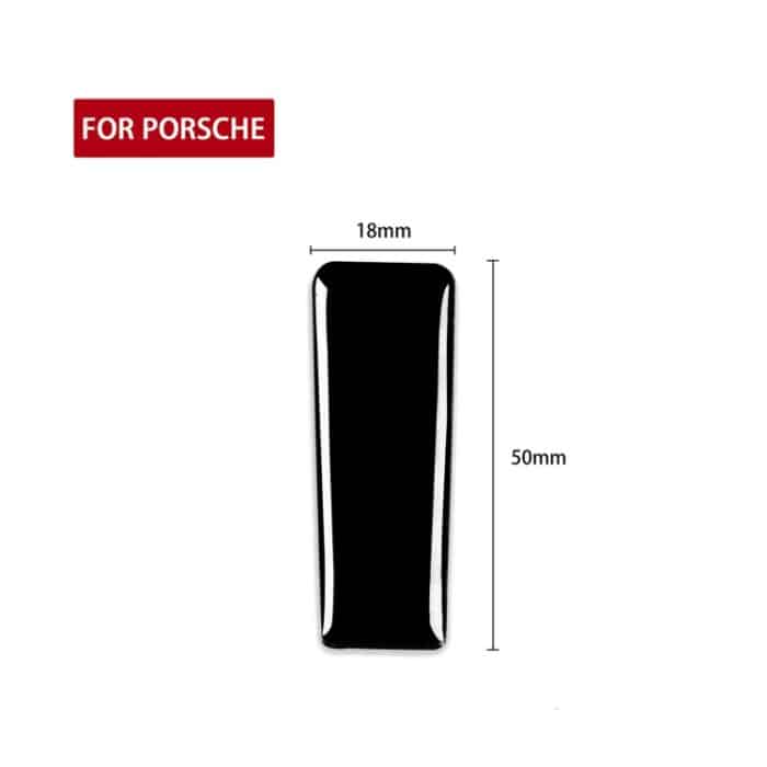 Für Porsche Macan 2014-2021 Auto-Gangknopf-dekorativer Aufkleber, linker und rechter Antrieb universell, For Macan 2014-2021, Gear Button – Bild 5