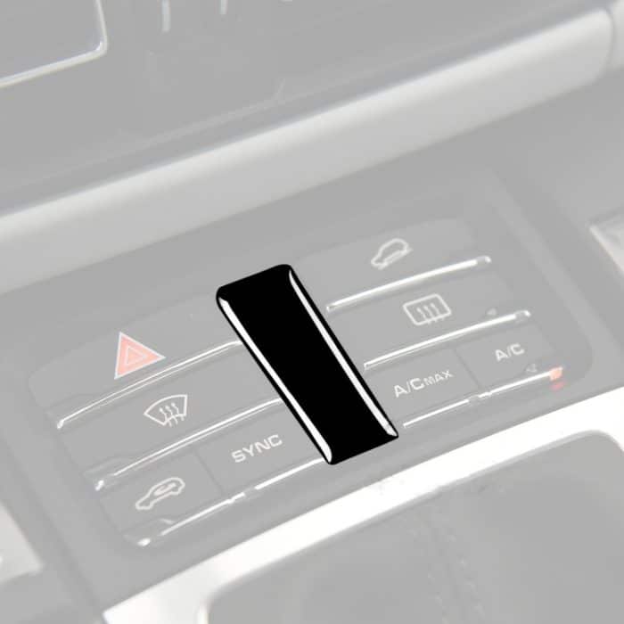 Für Porsche Macan 2014-2021 Auto-Gangknopf-dekorativer Aufkleber, linker und rechter Antrieb universell, For Macan 2014-2021, Gear Button – Bild 6