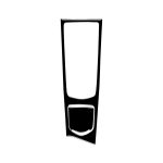 Auto-Rechtsantrieb-Zentral-Multimedia-Panel-dekorativer Aufkleber für Porsche Panamera 2010–2016, For Panamera 2010-2016, Multimedia Panel, Right Drive – Bild 2