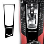 Dekorativer Aufkleber für das linke Antriebs-Zentral-Multimedia-Panel für Porsche Panamera 2010–2016, For Panamera 2010-2016, Multimedia Panel, Left Drive