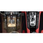 Dekorativer Aufkleber für das linke Antriebs-Zentral-Multimedia-Panel für Porsche Panamera 2010–2016, For Panamera 2010-2016, Multimedia Panel, Left Drive – Bild 7
