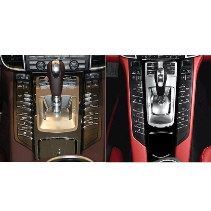 Dekorativer Aufkleber für das linke Antriebs-Zentral-Multimedia-Panel für Porsche Panamera 2010–2016, For Panamera 2010-2016, Multimedia Panel, Left Drive – Bild 7