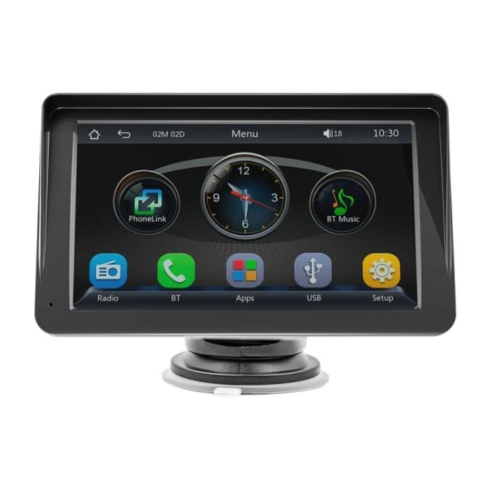 B5300 7-Zoll-Wireless-CarPlay-Auto-Bluetooth-MP5-Player, unterstützt Mobiltelefonverbindung mit Fernbedienung – Bild 2