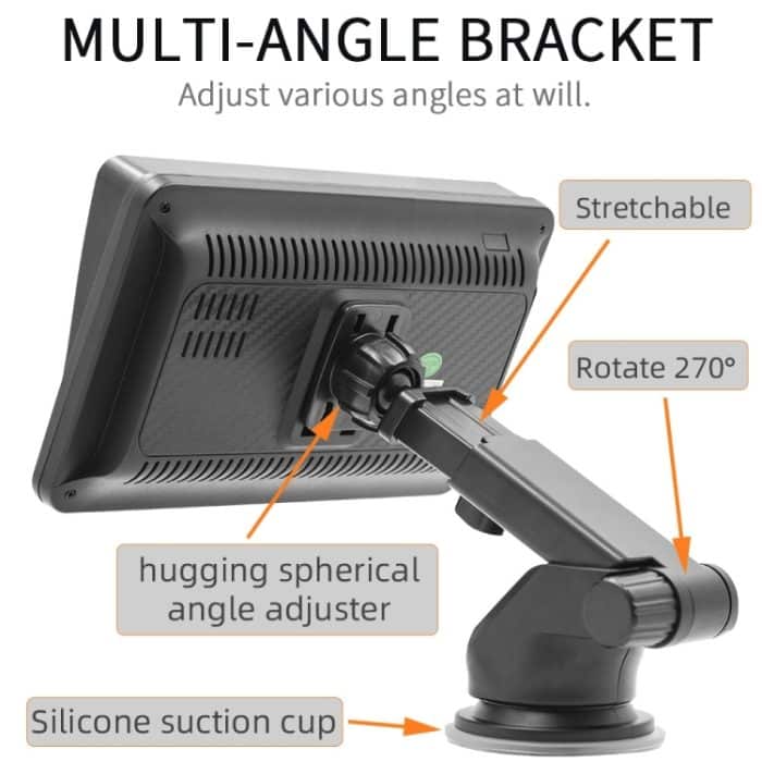 B5300 7-Zoll-Wireless-CarPlay-Auto-Bluetooth-MP5-Player, unterstützt Mobiltelefonverbindung mit Fernbedienung – Bild 3