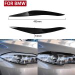 Paar Autolampen-Augenbrauen-weiche dekorative Aufkleber für BMW 5er F10 2010–2013, For BMW 5 Series F10 2010-2013 – Bild 5