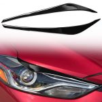 Paar Autolampen-Augenbrauen-weiche dekorative Aufkleber für Hyundai Elantra 2016–2018, For Hyundai Elantra 2016-2018