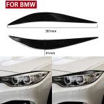 Paar Autolampen-Augenbrauen-weiche dekorative Aufkleber für BMW 4er F32/F33/F36 2012–2017, M3 F80 & M4 F82/F83 2014–2016, For BMW 4 Series F32/F33/F36 2012-2017, M3 F80 & M4 F82/F83 2014-2016 – Bild 5