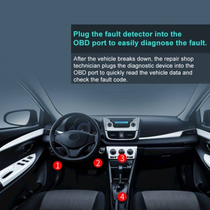 V011 Auto Bluetooth Verbindung OBD Diagnose Erkennung Tool – Bild 9