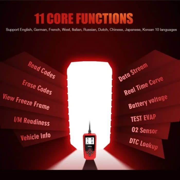 V314 Auto OBD Diagnosegerät Fehler löschen Codeleser – Bild 3