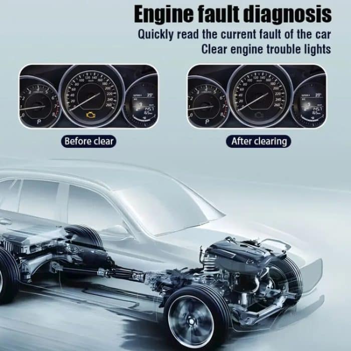 V314 Auto OBD Diagnosegerät Fehler löschen Codeleser – Bild 5