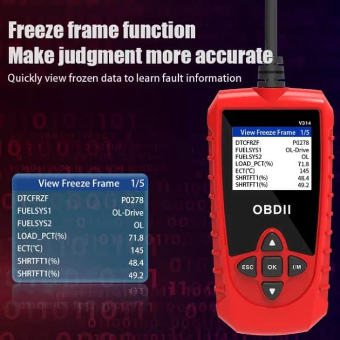 V314 Auto OBD Diagnosegerät Fehler löschen Codeleser – Bild 6