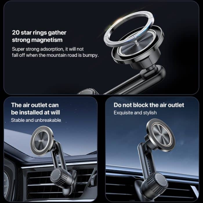 Yesido C168 MagSafe magnetischer Auto-Lüftungs-Handyhalter – Bild 3