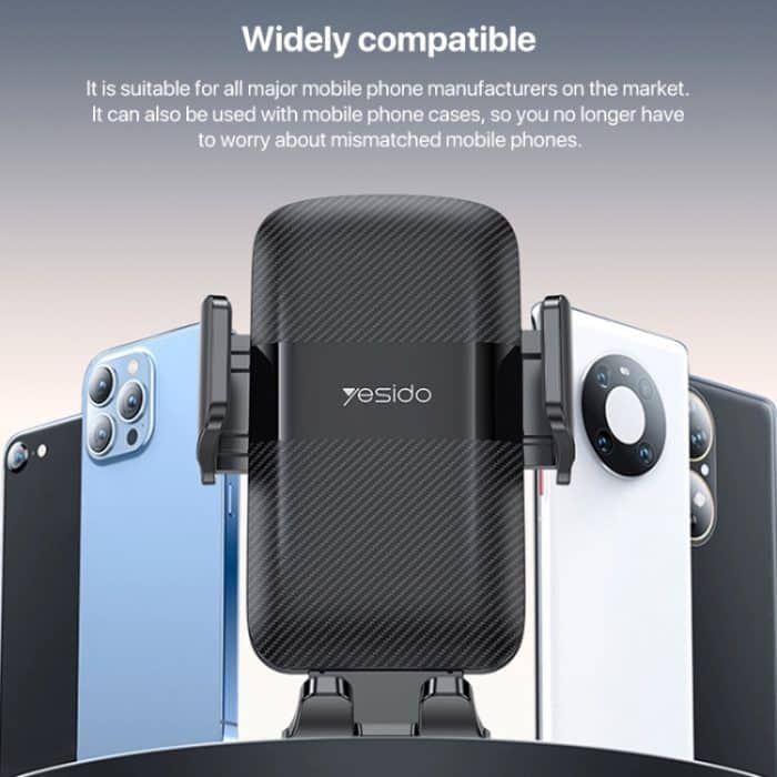 Yesido C175 Mini-Saugnapf-Typ mechanischer Telefonclip-Autohalter – Bild 10