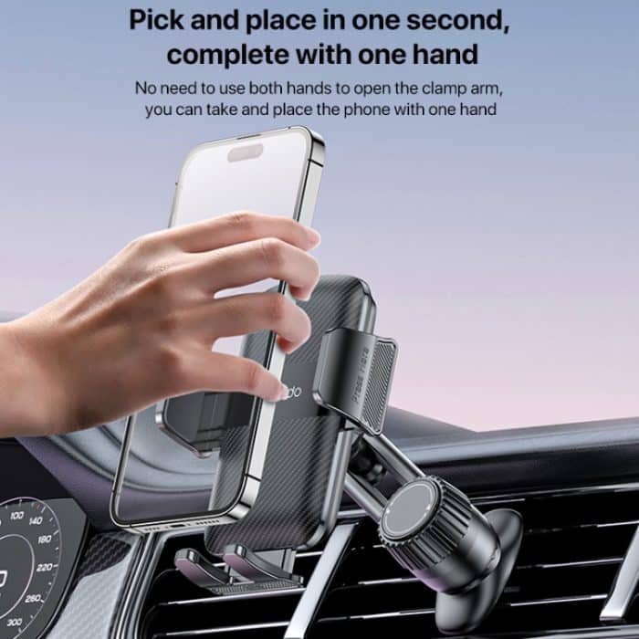 Yesido C242 Verstellbarer mechanischer Handy-Clip-Halter für Lüftungsschlitze im Auto – Bild 7