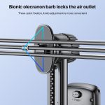 Yesido C242 Verstellbarer mechanischer Handy-Clip-Halter für Lüftungsschlitze im Auto – Bild 8