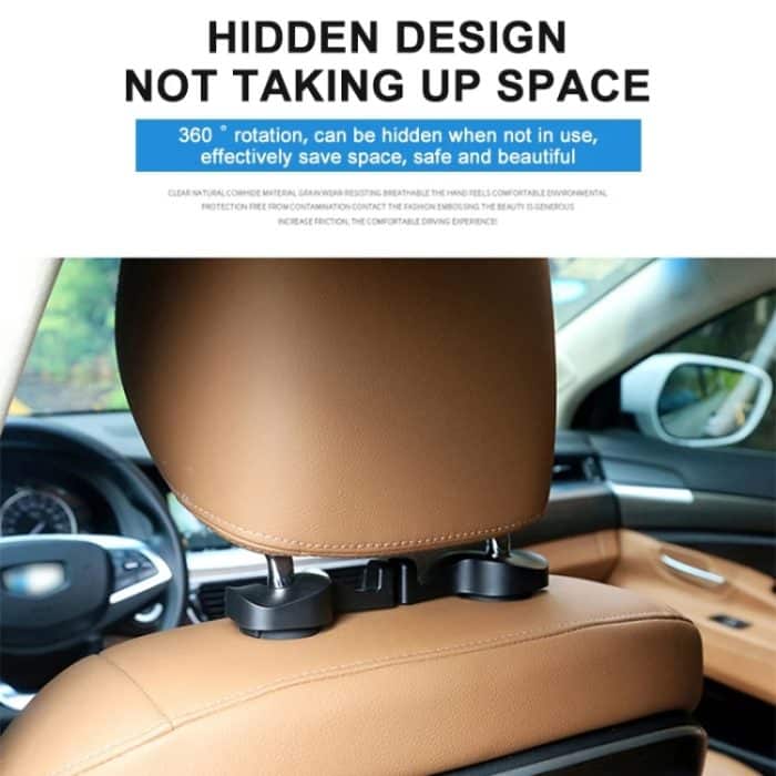 1 Paar versteckter Haken für die Autositzlehne – Bild 5