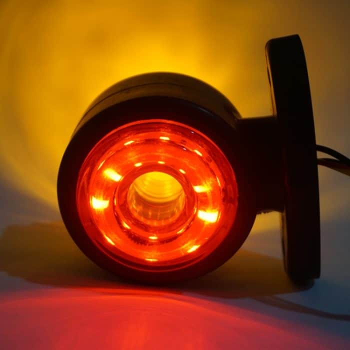 2 stücke Auto/Lkw 12-30V 20LEDs Rot Gelb Seite Marker Anzeige Lichter Birne Lampe – Bild 4