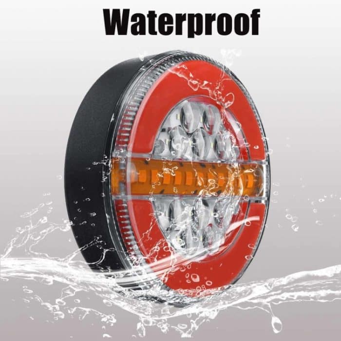 4 Zoll 24V LKW LED Fließwasser Rücklicht – Bild 4