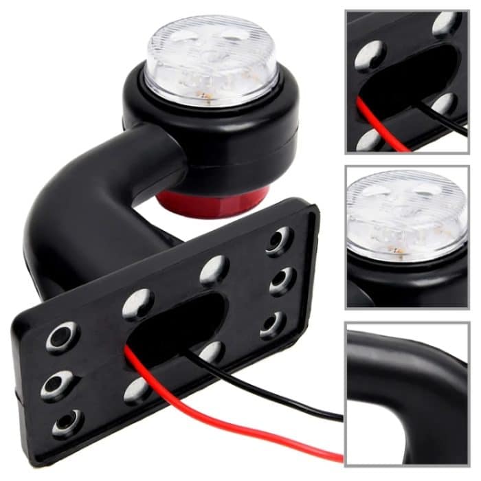 2 stücke Auto/Lkw 12-30V LED Rot Weiß Seite Marker Anzeige Lichter Birne Lampe – Bild 4