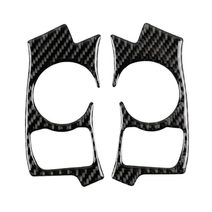 Auto-Lenkradknopf aus Kohlefaser, dekorativer Aufkleber, für Lexus IS250 NX200 200t 300h 2013-2020, B-Stil – Bild 1