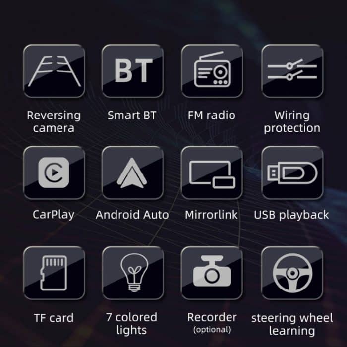 4 Zoll 800x480P Autoradio-Empfänger MP5-Player, unterstützt FM & Bluetooth & SD-Karte mit Fernbedienung – Bild 7