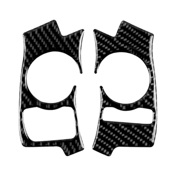 Auto-Lenkradknopf aus Kohlefaser, dekorativer Aufkleber, für Lexus IS250 NX200 200t 300h 2013-2020, Stil A – Bild 1