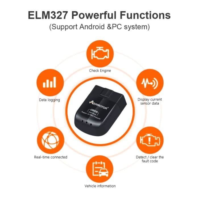 Dual Mode Bluetooth 5.1 ELM327 V1.5 OBD2 Auto Fehlerdiagnosetool PIC18F25K80 Chip – Bild 6