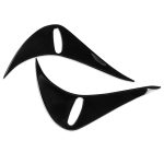 Paar Auto-Rücklicht-Augenbrauen-weicher dekorativer Aufkleber für Toyota GT86 2013-2020