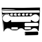 Für Nissan 370Z Z34 2009- 2 in 1 Auto AC Anpassung Panel Dekorative Aufkleber, Links und Rechts Antrieb Universal, AC Adjustment Panel